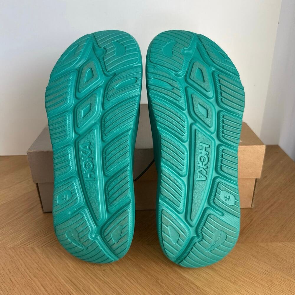 HOKA ONE ONE Ora ‘Green’ Recovery Slip On Sandals Unisex - SZ M 9- W 11 - Picture 8 of 9